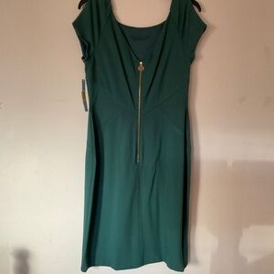 NWT Antonio Melani Green Dress with Unique Cut